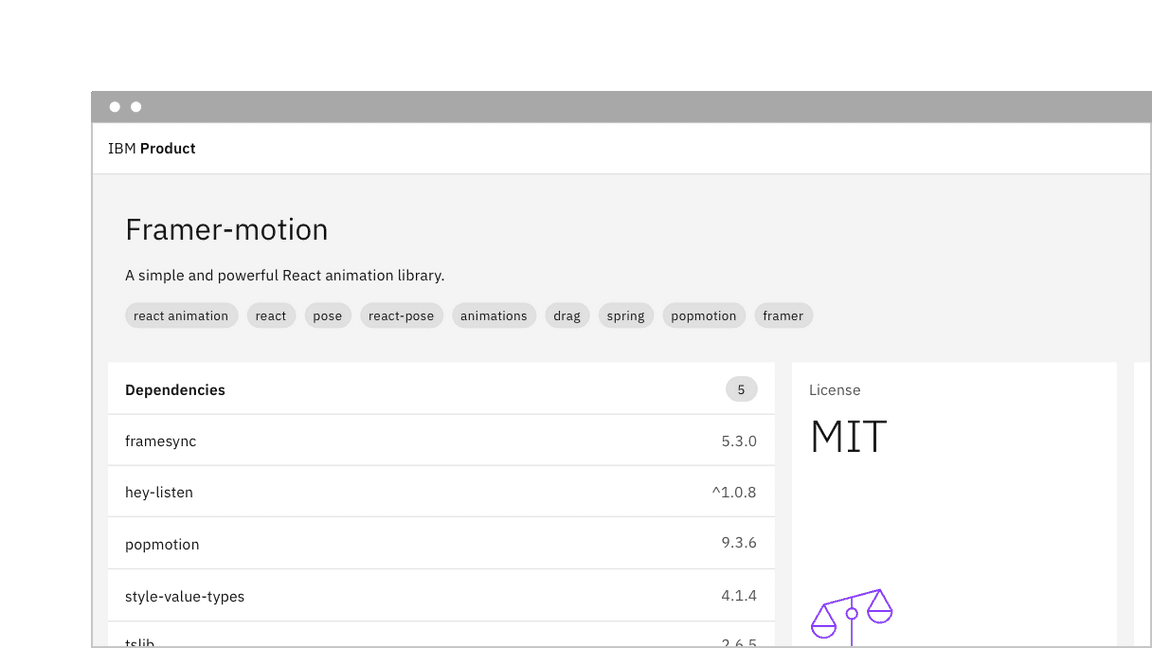 Contained list on-page variant in context image